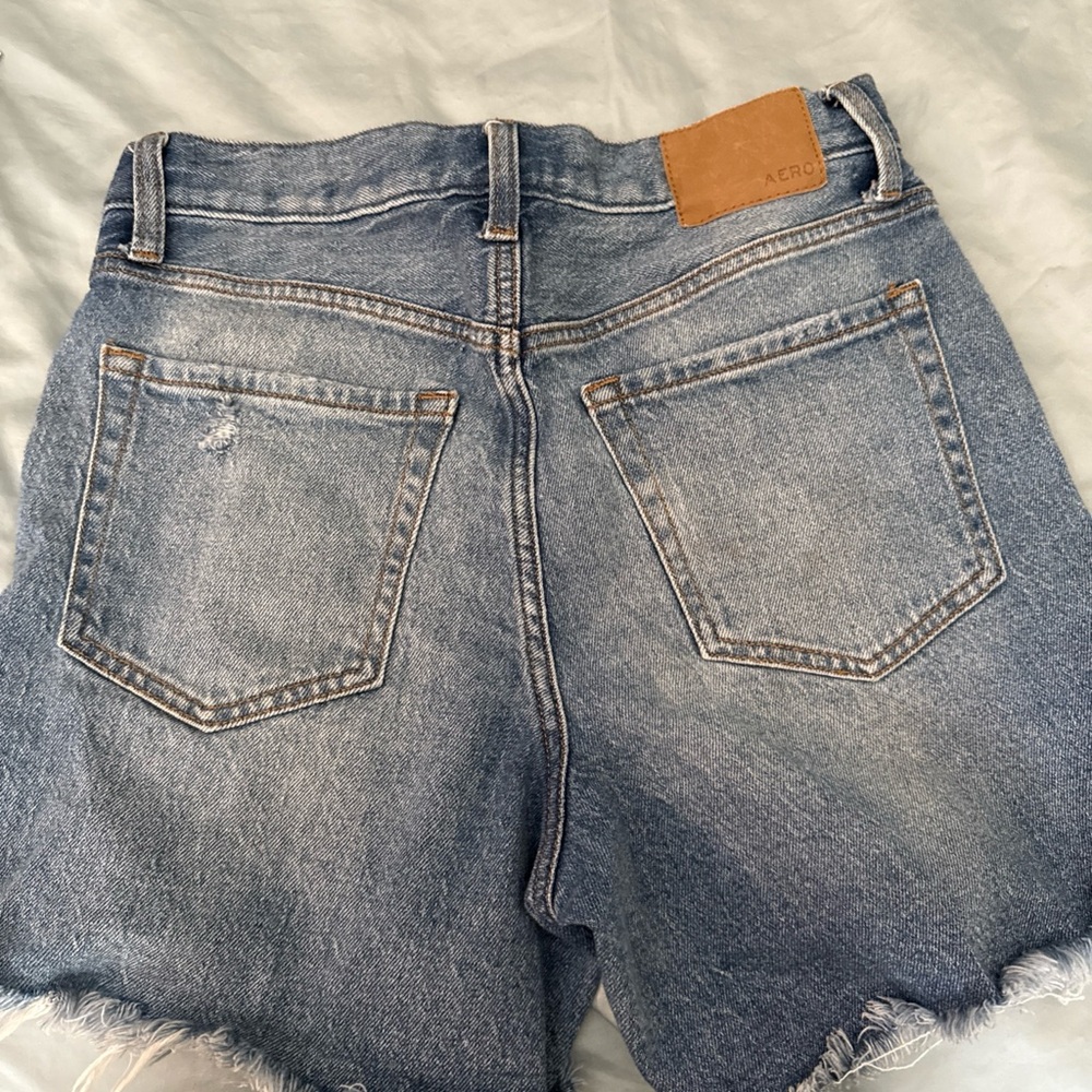 Aeropostale Denim Blue Cutoff Shorts